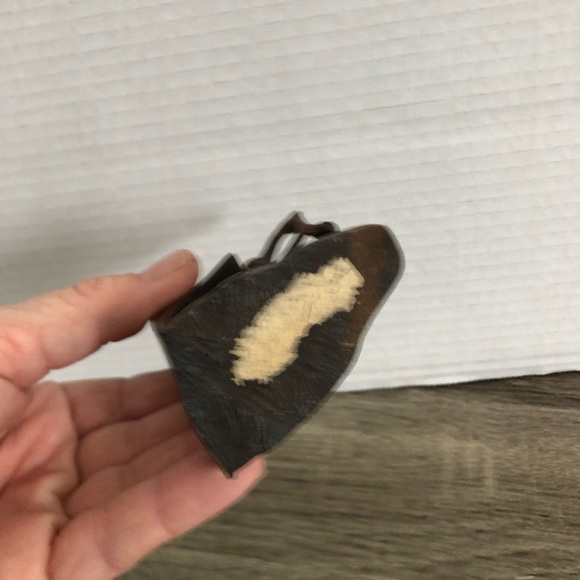 Hand Carved Wooden Bird Sculpture - Picture 5 of 9